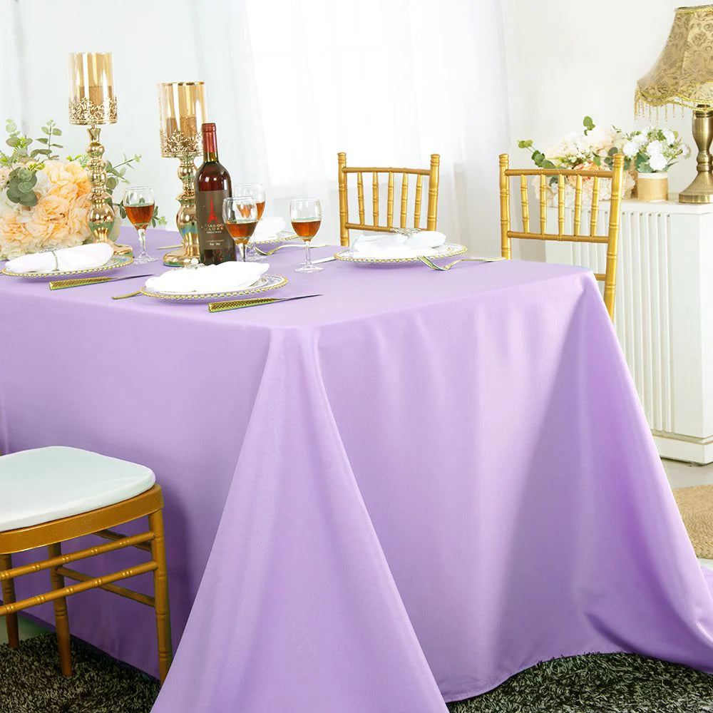 CHAP200-B 90” x 156” Lavender Purple, Rectangular Tablecloth