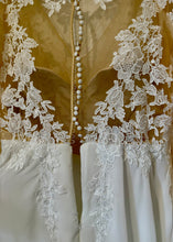 Load image into Gallery viewer, SPAYDE-A Long Sleeve Appliqué, A-Line Gown. NWOT, Size 18W