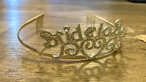 GRAY100-M “Bride to be” Tiara