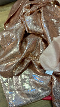 Load image into Gallery viewer, REES100-DD 8x8ft Rose Gold Sequins Backdrop Curtain