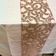 Load image into Gallery viewer, REES100-BK Blush Pink, Organza Table Runner