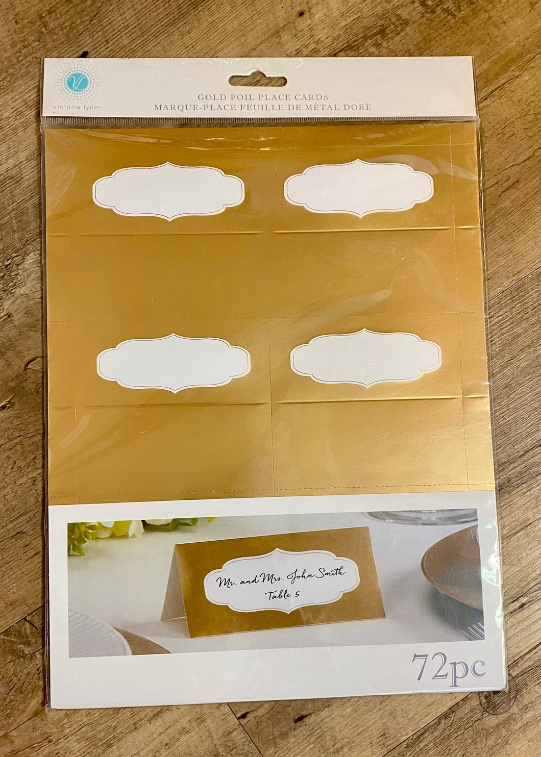 LOVE100-I Gold, Name Place Cards
