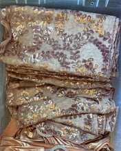 Load image into Gallery viewer, REES100-AT Sequin Vine Table Runner, Blush/Rose Gold