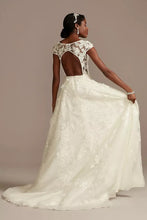 Load image into Gallery viewer, GASTON-D A-Line Sequins, Ivory Gown. Size 12