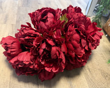 Load image into Gallery viewer, CARP100-A Large, Burgundy Peonies