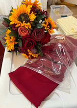 Load image into Gallery viewer, REES100-AR Sunflower/Burgundy/Orange Fall Bouquet