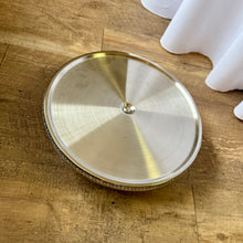Load image into Gallery viewer, REES100-M Silver Dessert/Cake/Pizza Pedestal Stand