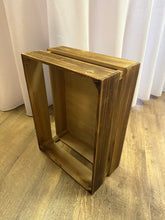 Load image into Gallery viewer, DIEH300-A Dark Stain Wood Crate
