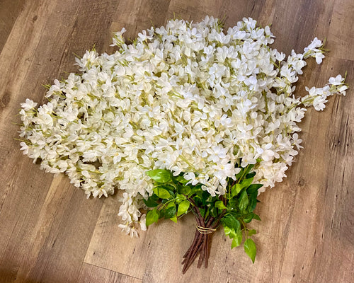 SHIM100-H 13 Ivory Wisteria Stems