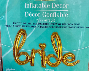 BURT100-V Gold “bride” Balloon