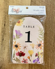 Load image into Gallery viewer, PROS100-I Floral Print Table #1-20 + 4 Reserved Cards