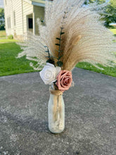 Load image into Gallery viewer, COY100-D Eucalyptus, Pampas Grass &amp; Mauve Rose Centerpieces