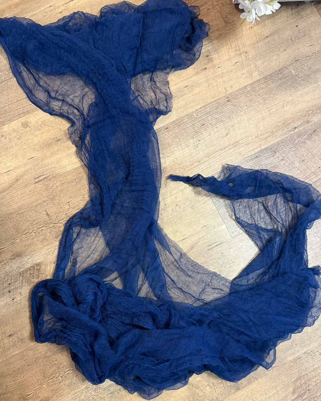 SMEG100-AQ 10ft Navy Blue Cheesecloth