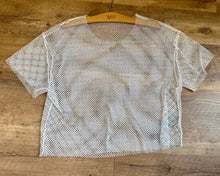 Load image into Gallery viewer, THOMPSON-I White Mesh Shirt. Size 3x
