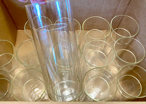 HIPP100-H Set of 2 Stackable Cylinder Vases