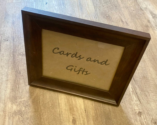 SHIM100-A 8x10” Rustic Wood Frame