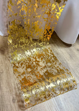 Load image into Gallery viewer, AGER100-G Gold-Foil Table Runner