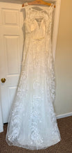 Load image into Gallery viewer, GASTON-D A-Line Sequins, Ivory Gown. Size 12