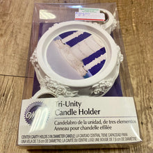 Load image into Gallery viewer, AGAG100-T White Unity Candle Holder. New