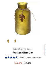 Load image into Gallery viewer, SMEG100-DJ Orange, Brown &amp; Green Fall Glass Jars