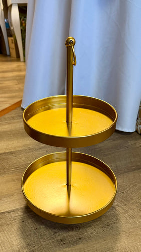 REES100-BI Gold, Tiered Dessert Stand