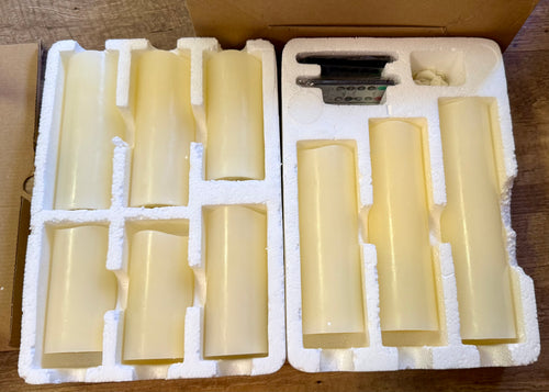 BAIL100-H Battery Operated Pillar Candle Set