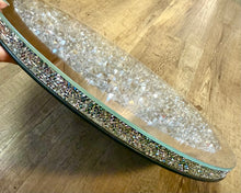 Load image into Gallery viewer, REES100-BJ Silver, Rhinestone Cake Stand