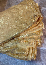 Load image into Gallery viewer, KOPI100-I Yellow Sequin Tablecloth