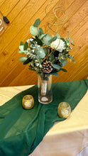 Load image into Gallery viewer, TERC100-M Hunter Green Draping Material/Chiffon Runner