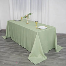 Load image into Gallery viewer, BOWD100-B 90” x 132” Sage Green Rectangular Tablecloth