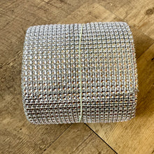 Load image into Gallery viewer, MCCO300-D Silver Rhinestone Wrap Ribbon