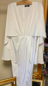 LEME100-J White Rehearsal/Shower Dress. Large
