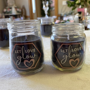 GRUM100-C  50 “Let Love Glow” Candle Favors