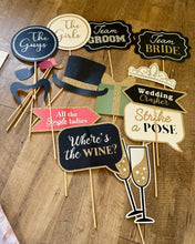 Load image into Gallery viewer, FLIC100-W Wedding Photo-Booth Props