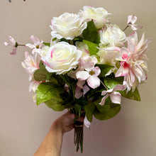 Load image into Gallery viewer, SPAYDE-U Pink &amp; Ivory Flower Bunch Bouquet