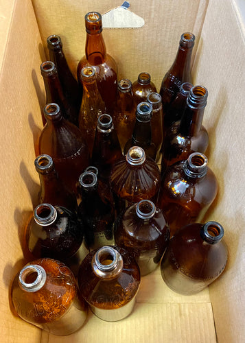 ITLE100-D 23 Brown Amber Assorted Bottles