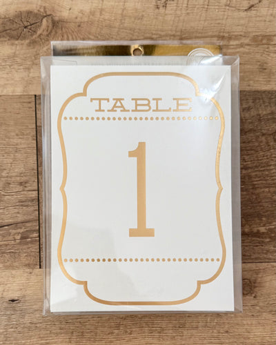 REES100-BS White & Gold Table #1-20