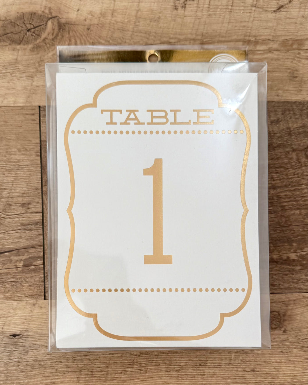 REES100-BS White & Gold Table #1-20