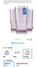Load image into Gallery viewer, NESTOR-B Set of 4 Decorative Pink/Purple Glass Vases