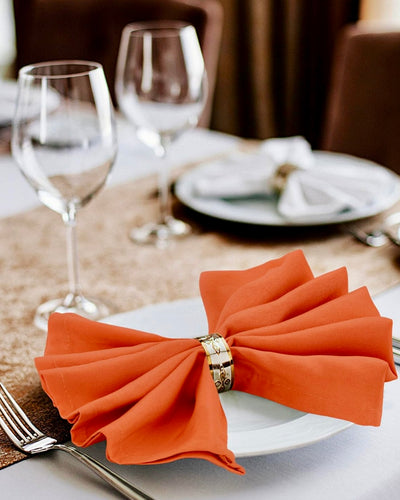 BRAC100-N Orange Cloth Napkins
