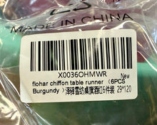 Load image into Gallery viewer, REES100-AS 10ft Deep Red Draping Material/Table Runner