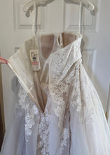 Load image into Gallery viewer, PIGZA-A NWT Ivory/Champagne Strapless Gown. Size 18W