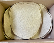 Load image into Gallery viewer, BLAN100-C 12” Round, Burlap Placemat