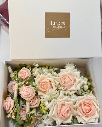 REES100-BL Ling’s Moment Blush Boutonniere