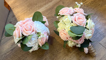Load image into Gallery viewer, PIGZA-H Pink &amp; Ivory Foam-Flowers, Toss Bouquet