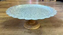 Load image into Gallery viewer, JUBAS-F Galvanized &amp; Wood Cake Stand