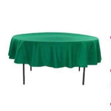 Load image into Gallery viewer, SMIT900-B 90” Round Green Tablecloths, Set of 6