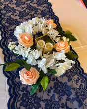Load image into Gallery viewer, SPAYDE-B Navy Blue, Lace Table Runner