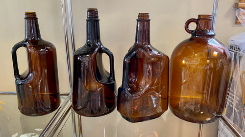ITLE100-C Brown Amber Growler Bottle