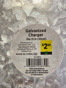 THOM500-D Galvanized Charger Plate